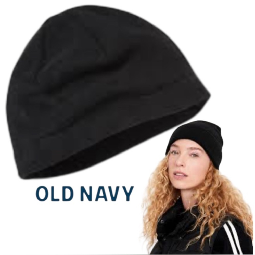 Old Navy Go Warm Classic Black Gender Neutral Beanie, New With Tags